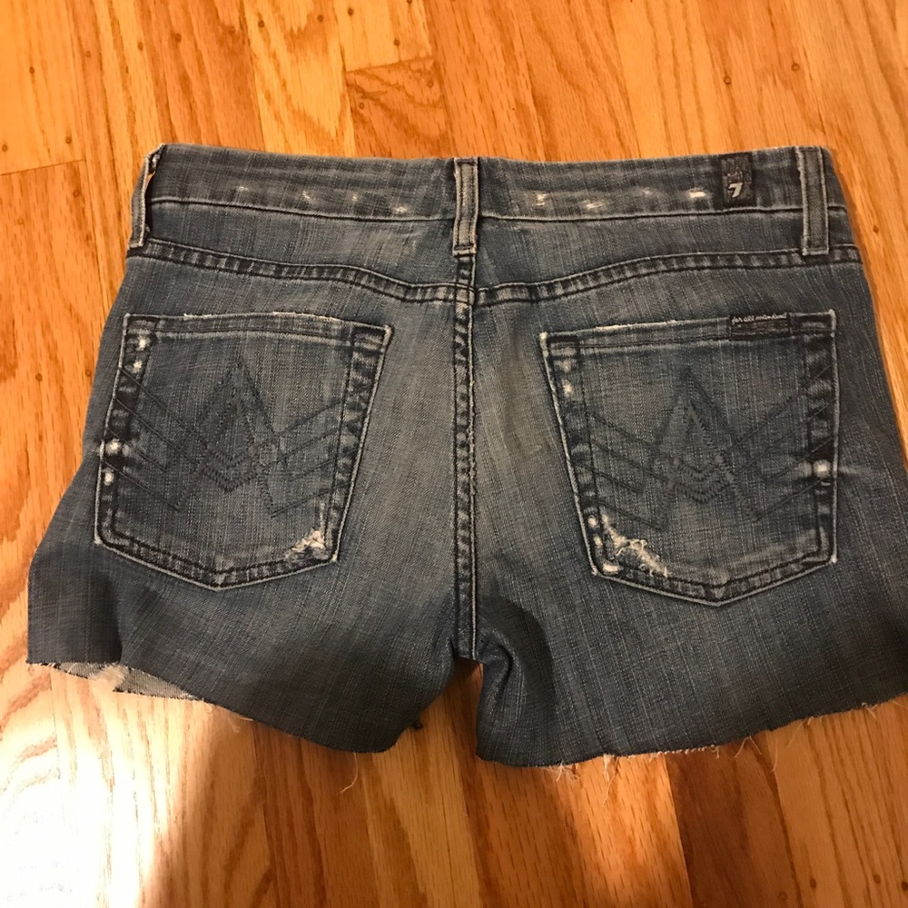 DENIM SHORTS. - Picture 2 of 3